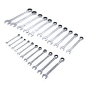 BGS Jeu de clés mixtes à cliquet 6 - 32 mm 22 pièces-2