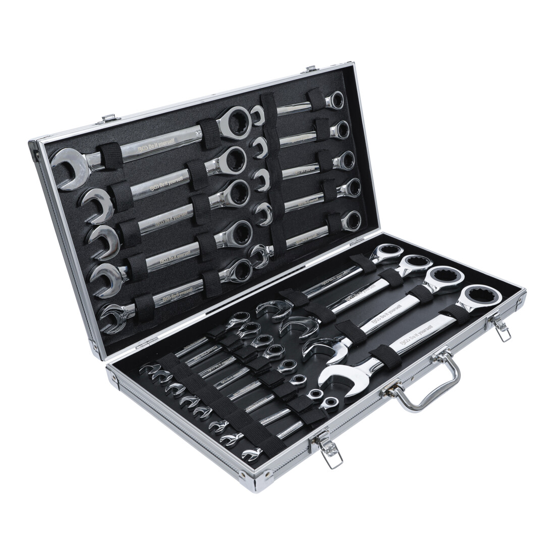 BGS Jeu de clés mixtes à cliquet 6 - 32 mm 22 pièces