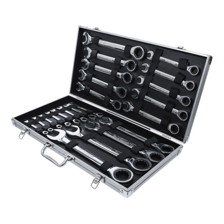 BGS Jeu de clés mixtes à cliquet 6 - 32 mm 22 pièces