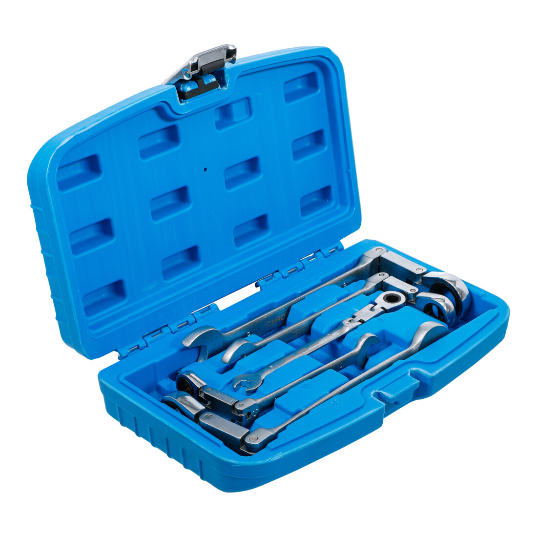 BGS Jeu de clés mixtes à cliquet à double articulation pliable 8 - 19 mm 5 pièces