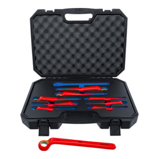 BGS Jeu de clés polygonales VDE contre-coudées 10 - 24 mm 9 pièces