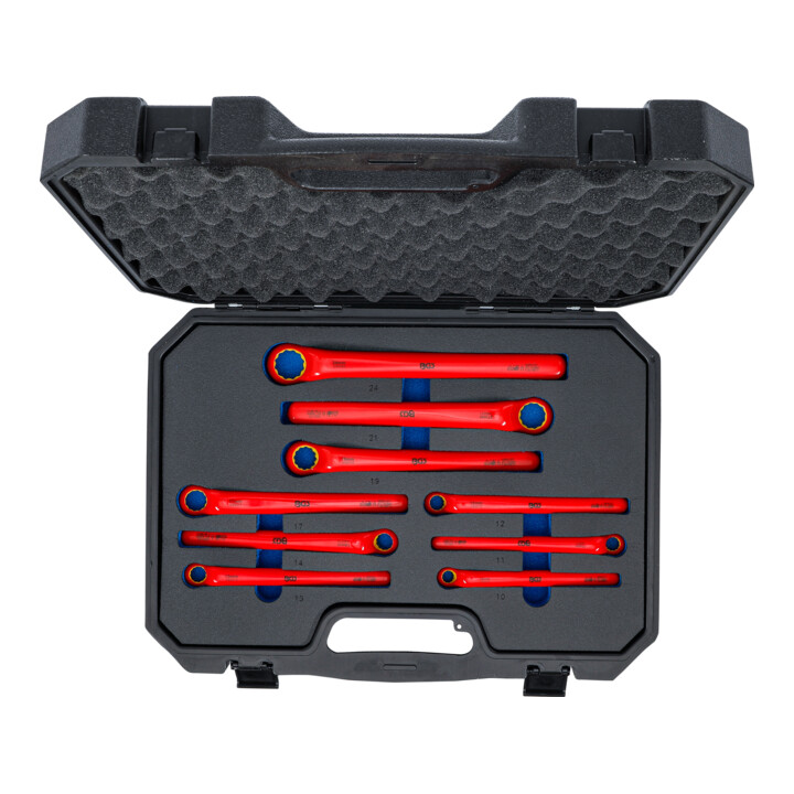 BGS Jeu de clés polygonales VDE contre-coudées 10 - 24 mm 9 pièces