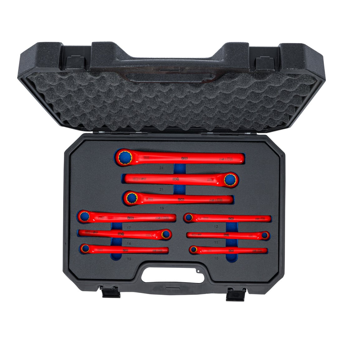 BGS Jeu de clés polygonales VDE contre-coudées 10 - 24 mm 9 pièces