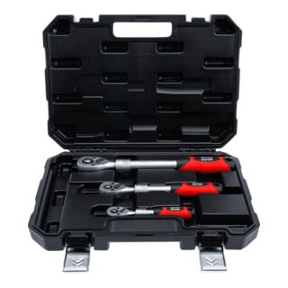 BGS Jeu de cliquets extensible 6,3 mm (1/4") - 10 mm (3/8") - 12,5 mm (1/2") 3 pièces