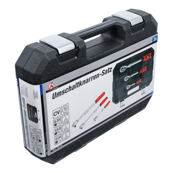 BGS Jeu de cliquets extensible 6,3 mm (1/4") - 10 mm (3/8") - 12,5 mm (1/2") 3 pièces