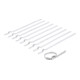 BGS Jeu de colliers de soufflet d'essieu, acier inoxydable, 7 mm, 20 - 50 mm, 10 pièces-1