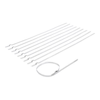 BGS Jeu de colliers de soufflet d’essieu, acier inoxydable, 7 mm, 50 - 120 mm, 10 pièces