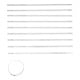 BGS Jeu de colliers de soufflet d’essieu, acier inoxydable, 7 mm, 50 - 120 mm, 10 pièces-3