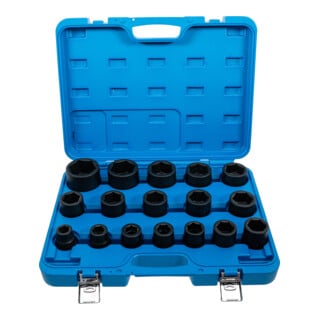 BGS Jeu de douilles à choc 20 mm (3/4") 19 - 55 mm 17 pièces