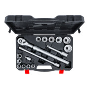 BGS Jeu de douilles avec cliquet réversible extensible 20 mm (3/4") 19 - 50 mm 16 pièces-5