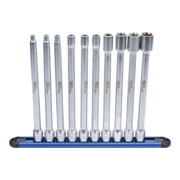 BGS Jeu de douilles, profil E XXL 10 mm (3/8") E6 - E20 10 pièces-2