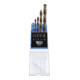 BGS Jeu de forets hélicoïdaux, HSS, 4 - 10 mm, 5 pièces-1