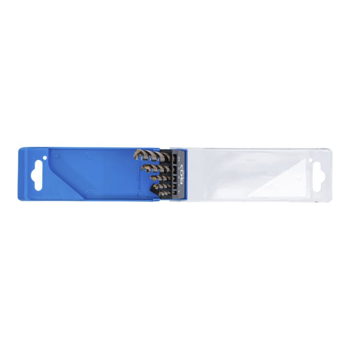 BGS Jeu de forets hélicoïdaux, HSS, 4 - 10 mm, 5 pièces