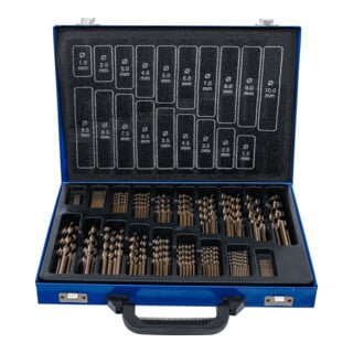 BGS Jeu de forets HSS alliage au cobalt 5 % 1 - 10 mm170 pièces