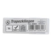 BGS Jeu de lames trapézoïdales pour art. 50611 10 pièces-4