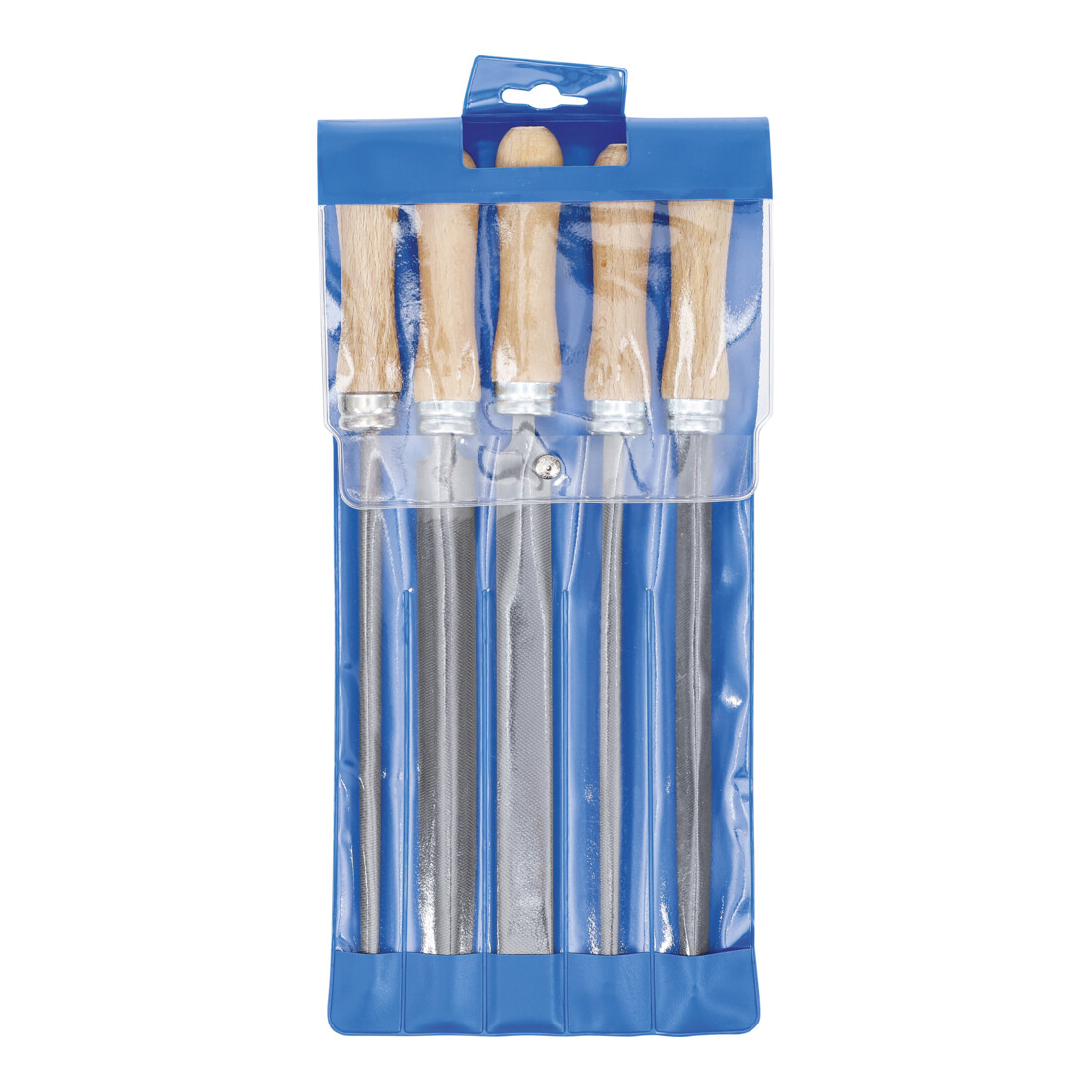 BGS Jeu de limes Manche en bois 200 mm 5 pièces