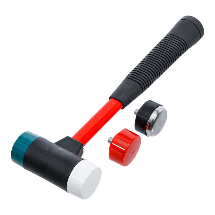 BGS Jeu de marteaux à tête interchangeable, manche en fibre de verre, Ø 38 mm