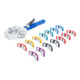 BGS Jeu de pinces à sertir hydraulique pour raccords à sertir sur conduites flexibles-1