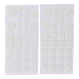 BGS Jeu de protections antidérapants blanc 64 pièces