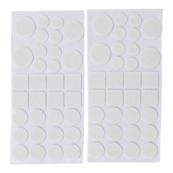 BGS Jeu de protections antidérapants blanc 64 pièces