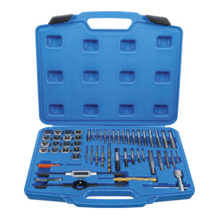 BGS Jeu de tarauds en pouces |1/4" - 1/2" 56 pièces