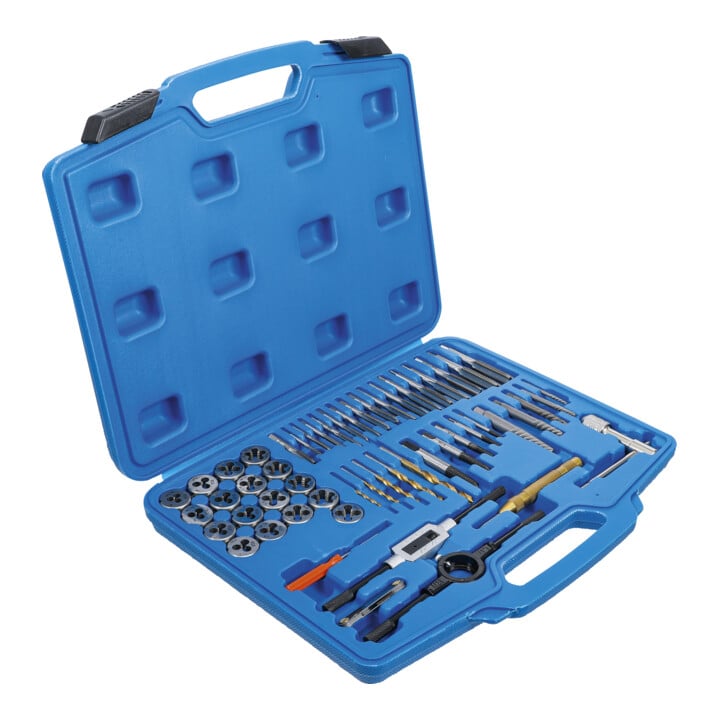 BGS Jeu de tarauds en pouces |1/4" - 1/2" 56 pièces
