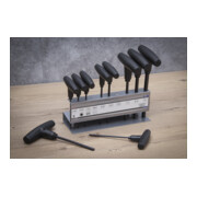 BGS Jeu de tournevis avec poignée en T pouces six pans intérieurs 3/32" - 3/8" 10 pièces-5