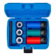 BGS Jeu d’embouts à clé à douille à profil spiralé / extracteurs de vis & jeu d’embouts renforcés, entraînement carré intérieur 12,5 mm (1/2"), 17 / 19 / 21 mm, 7 pièces-5