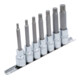 BGS Jeu d’embouts, entraînement carré intérieur 12,5 mm (1/2"), étoile intérieure (pour XZN) M5 - M14, 7 pièces-3