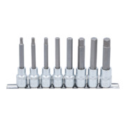 BGS Jeu d'embouts, entraînement carré intérieur 12,5 mm (1/2"), hexagone intérieur 5 - 13 mm, 8 pièces