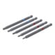 BGS Jeu d’embouts, entraînement hexagonal extérieur 6,3 mm (1/4"), hexagone intérieur, profil T (pour TX), longueur 110 mm, 5 pièces-1