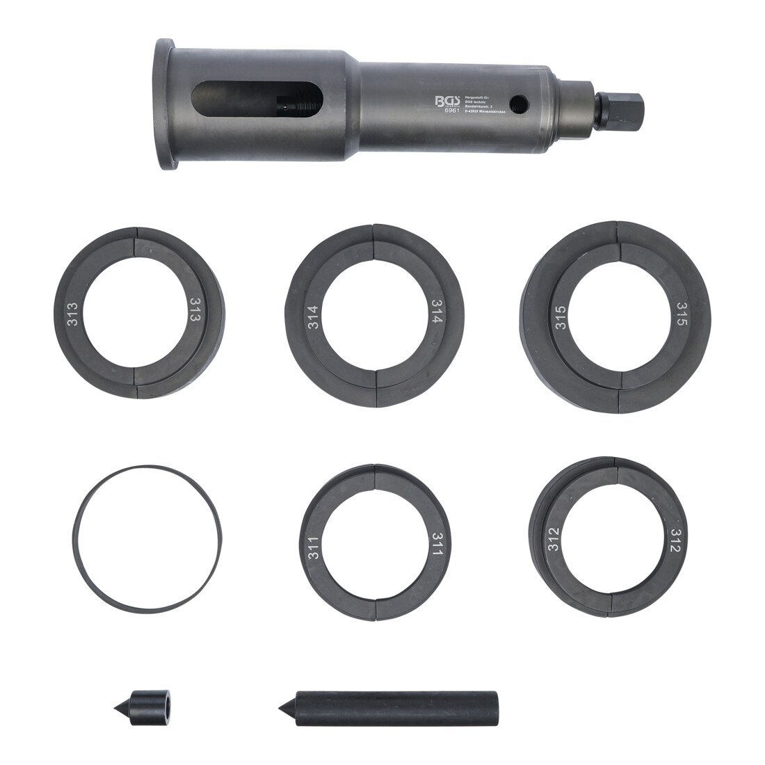 BGS Jeu d’extracteurs de roulements de transmission pour camions