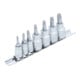 BGS Jeu d'extracteurs de vis 6,3 mm (1/4") / 10 mm (3/8") pour profil T (pour TX) défectueux T10 – T40 7 pièces-3