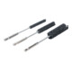 BGS Jeu d’outils de rodage flexible empreinte six pans mâle 6,3 mm (1/4") grain 60 / 80 8 - 12 - 20 mm 3 pièces-5