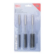 BGS Jeu d’outils de rodage flexible empreinte six pans mâle 6,3 mm (1/4") grain 60 / 80 8 - 12 - 20 mm 3 pièces-5
