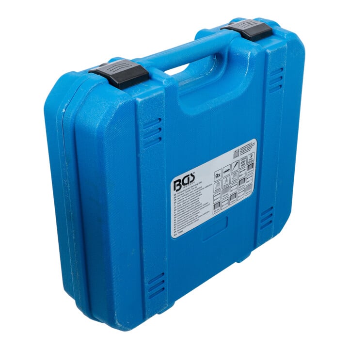 BGS Jeu d'outils pour vérins hydrauliques avec broches de traction pour extracteur d'injecteur diesel 17 t