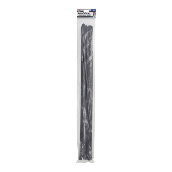 BGS Kabelbinder assortiment | zwart | 8,0 x 700 mm | 10-dlg.