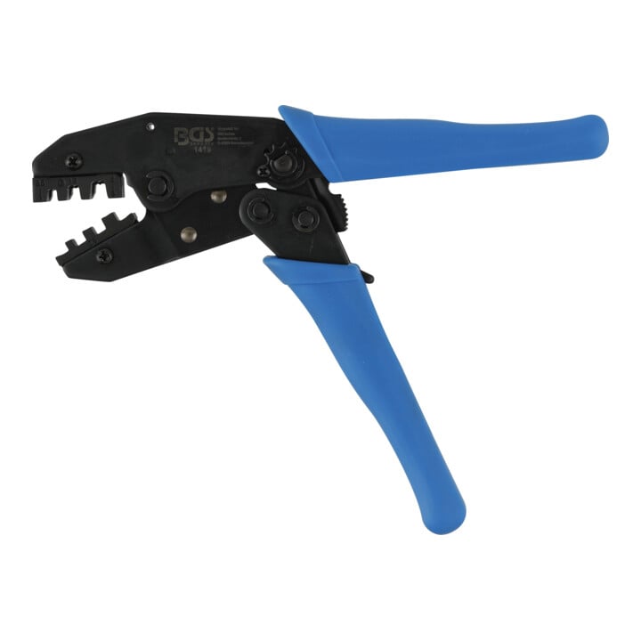 BGS Kabelschuhzange mit Ratschenfunktion für unisolierte Kabelschuhe 0,5 - 6 mm²