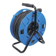 BGS kabeltrommel 50 m 3 x 1,5 mm² 4 bussen met afdichtkap IP 44 3500 W-4