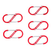 BGS Karabijnhaak-assortiment met dubbele opening | aluminium | 5-dlg.-4