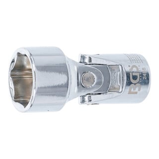 BGS Kardangelenk-Einsatz Sechskant 2458, Antrieb Innenvierkant 10 mm (3/8"), SW 18 mm