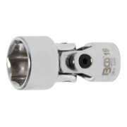 BGS Kardangelenk-Einsatz Sechskant 2459, Antrieb Innenvierkant 10 mm (3/8"), SW 19 mm