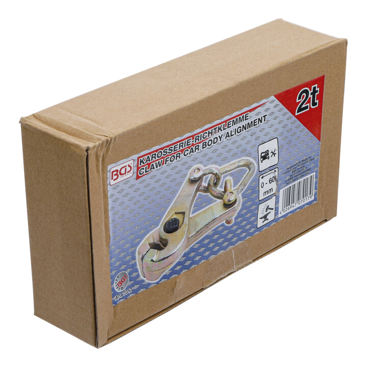 BGS Karosserie-Richtklemme selbstschließend eine Zugrichtung max. 2 t