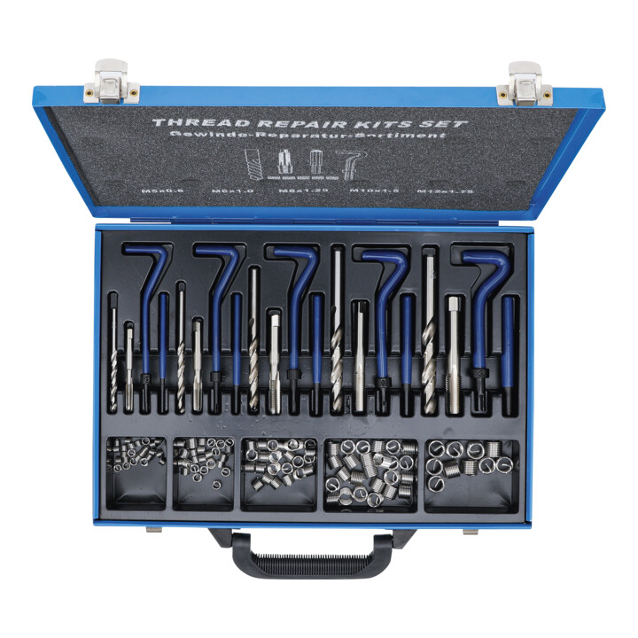 BGS Kit de réparation de filetage M5 - M12 130 pces.