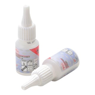 BGS Kit di riparazione a colla, saldatura 2-K, colla industriale 20 g / granulato 20 g