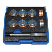 BGS Kit di riparazione per filettatura di scarico olio, M14x1,25mm