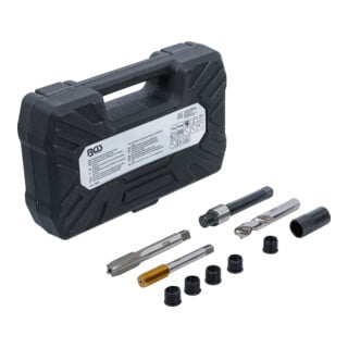 BGS Kit di riparazione per filettatura scarico olio, per coppe olio in alluminio, M12 x 1,75 mm