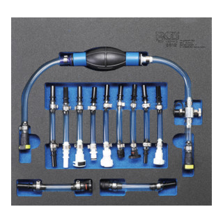 BGS Kit di sfiato circuito di bassa pressione diesel per Ford, PSA, Opel, Fiat, Rover, Land Rover, Renault, Mercedes-Benz, 12pz.