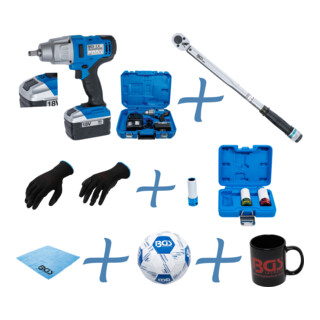BGS Kit pneus pour changement de roues 7 pièces