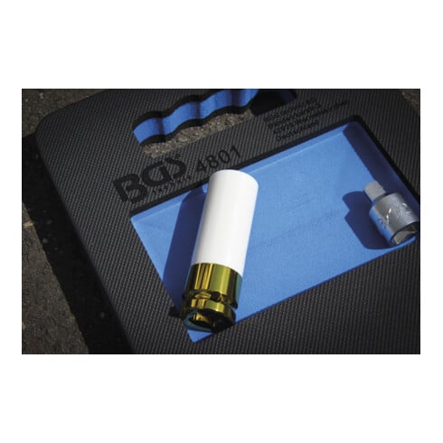 BGS Kit pneus pour changement de roues avec cric rouleur 2,5 t 10 pièces